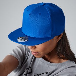 Beechfield 5 Panel Snapback Rapper Cap